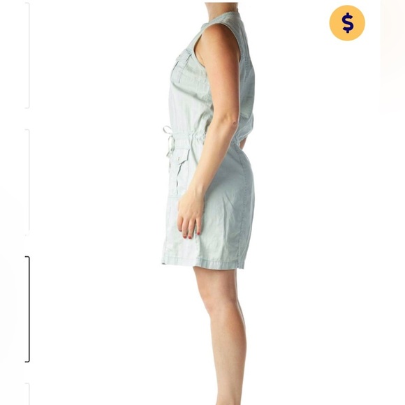 MICHAEL Michael Kors Blue Sleeveless Denim Dress. Size M - Picture 8 of 9